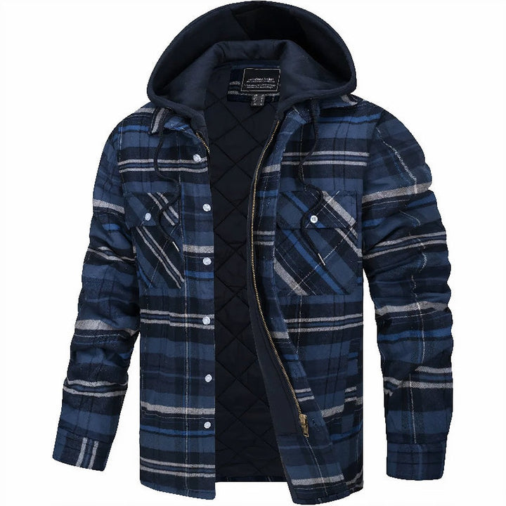 Quilted Flannel Shirt Jacket