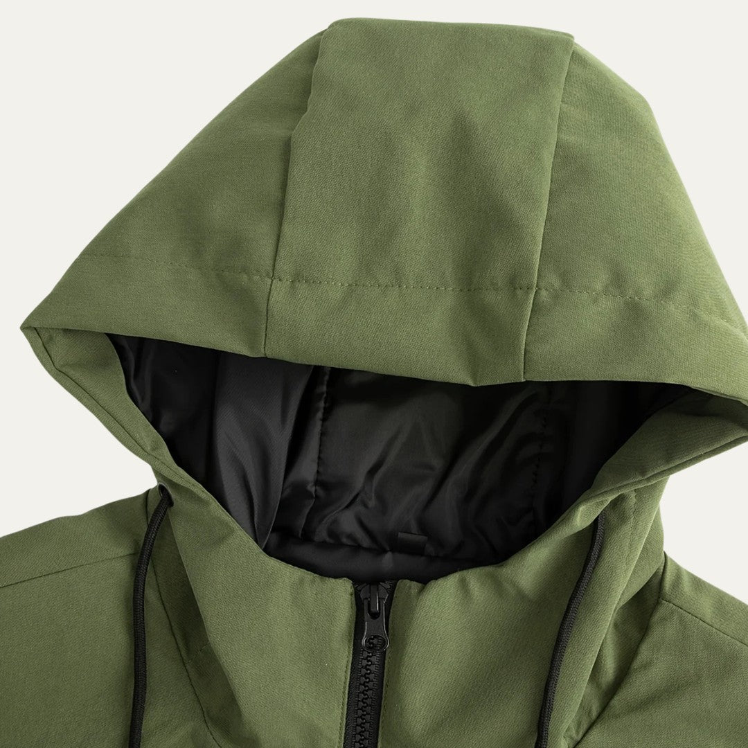 Longline Hooded Field Coat