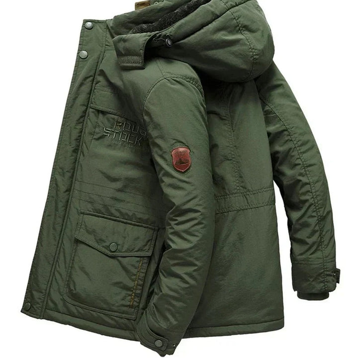 Miles - Men's Sherpa Lined Winter Coat with Hood