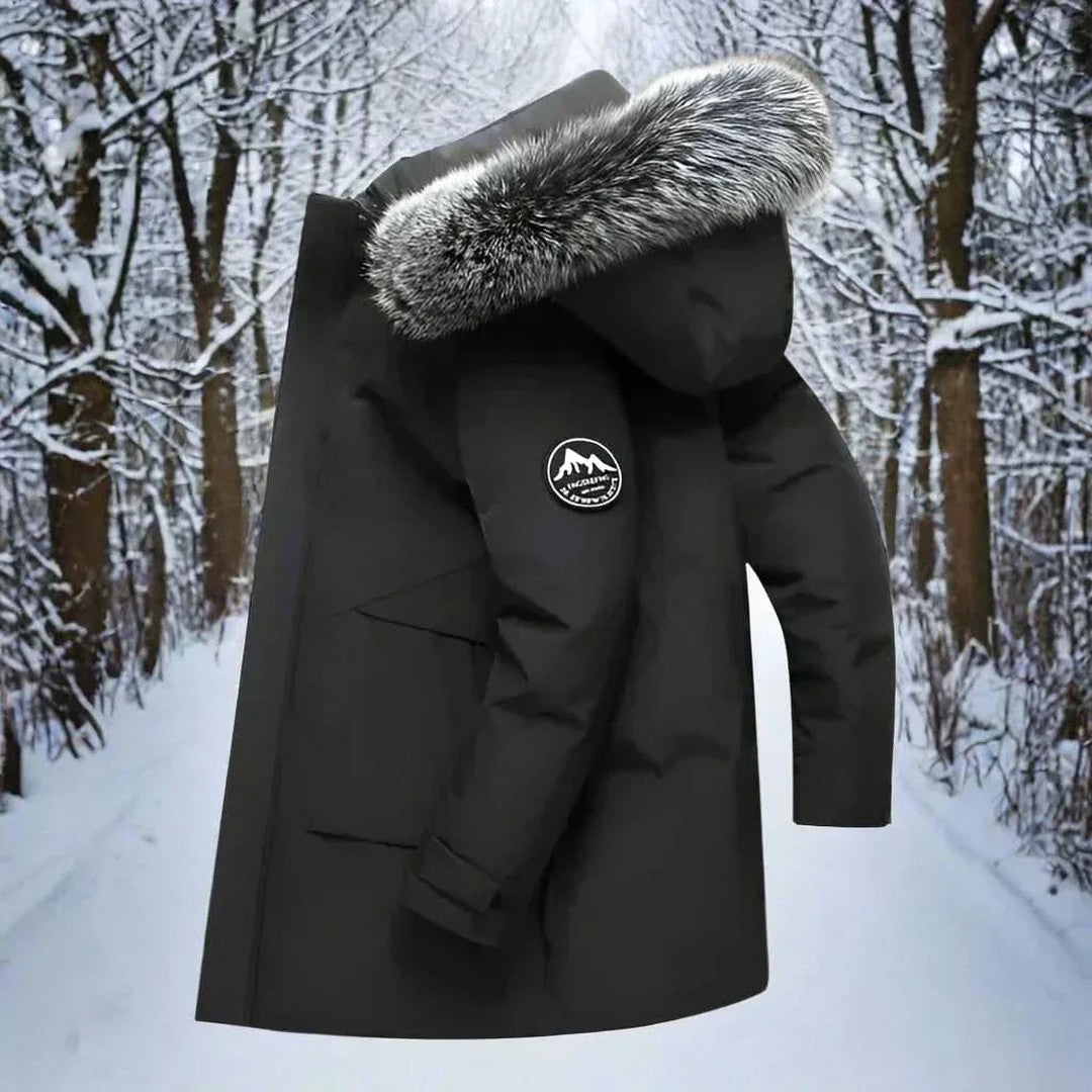 Water-Resistant Hooded Winter Parka