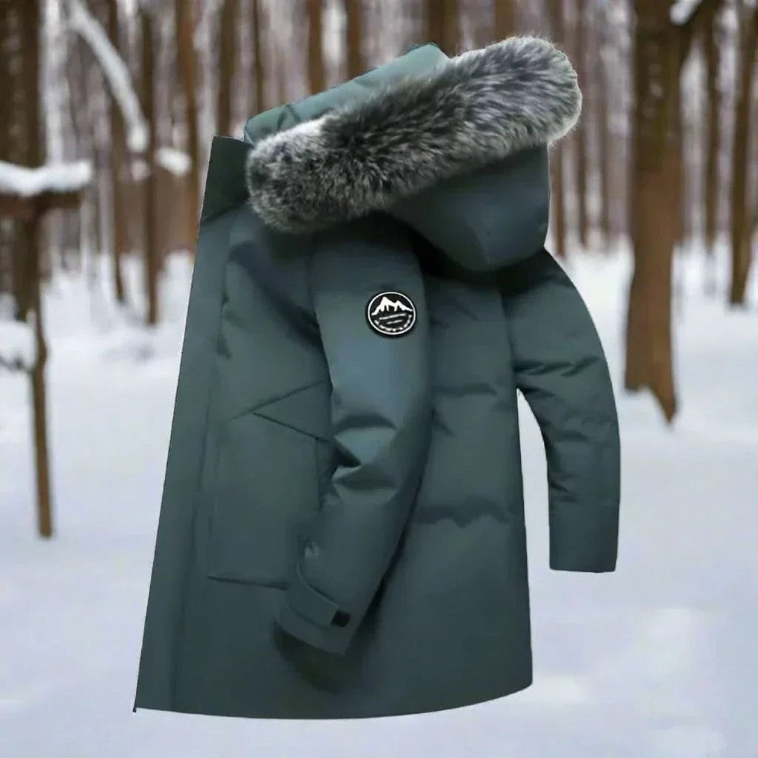 Water-Resistant Hooded Winter Parka