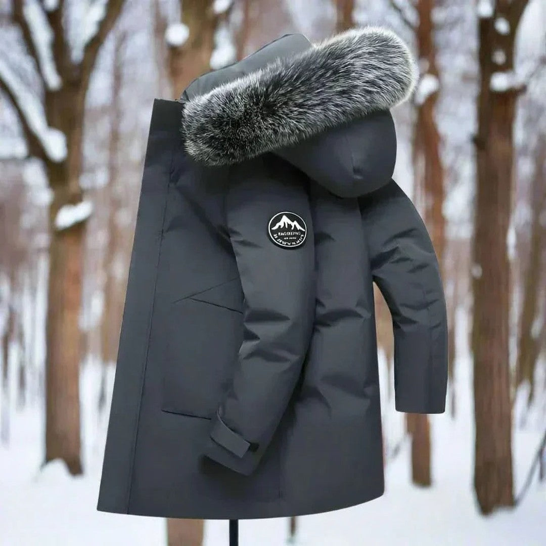 Water-Resistant Hooded Winter Parka