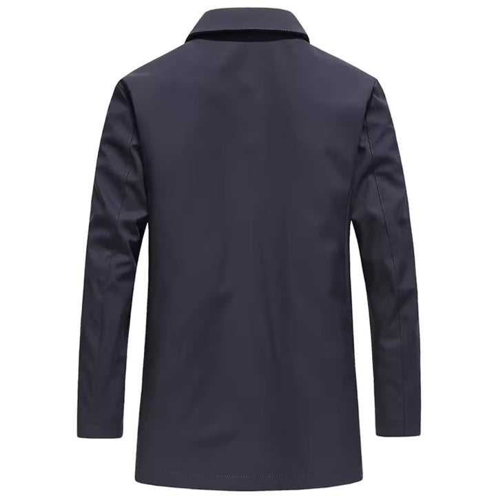 Men's Long Windproof Jacket for Autumn