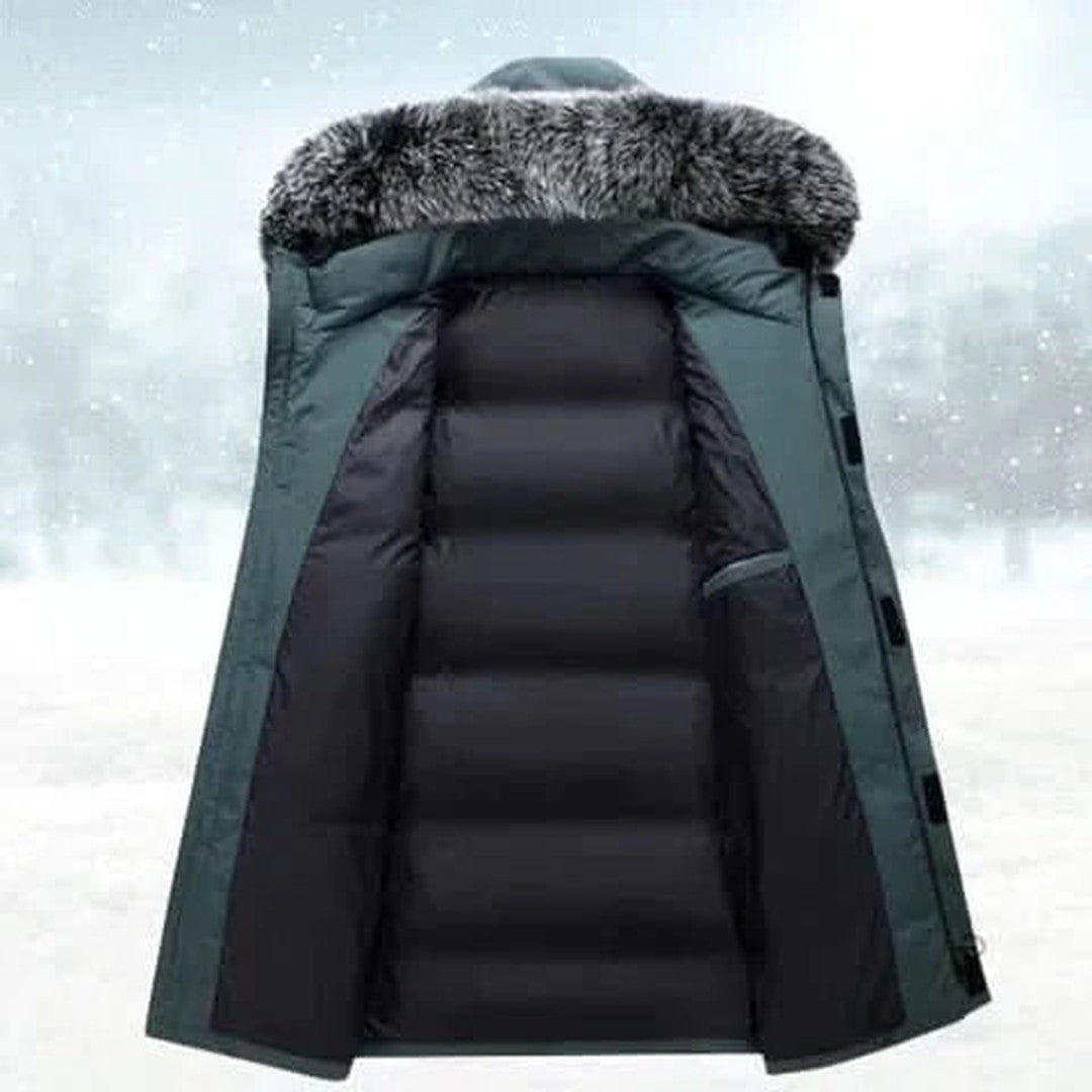 Water-Resistant Hooded Winter Parka