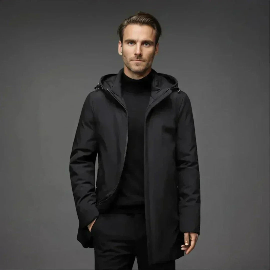 Insulated Hooded Long Parka