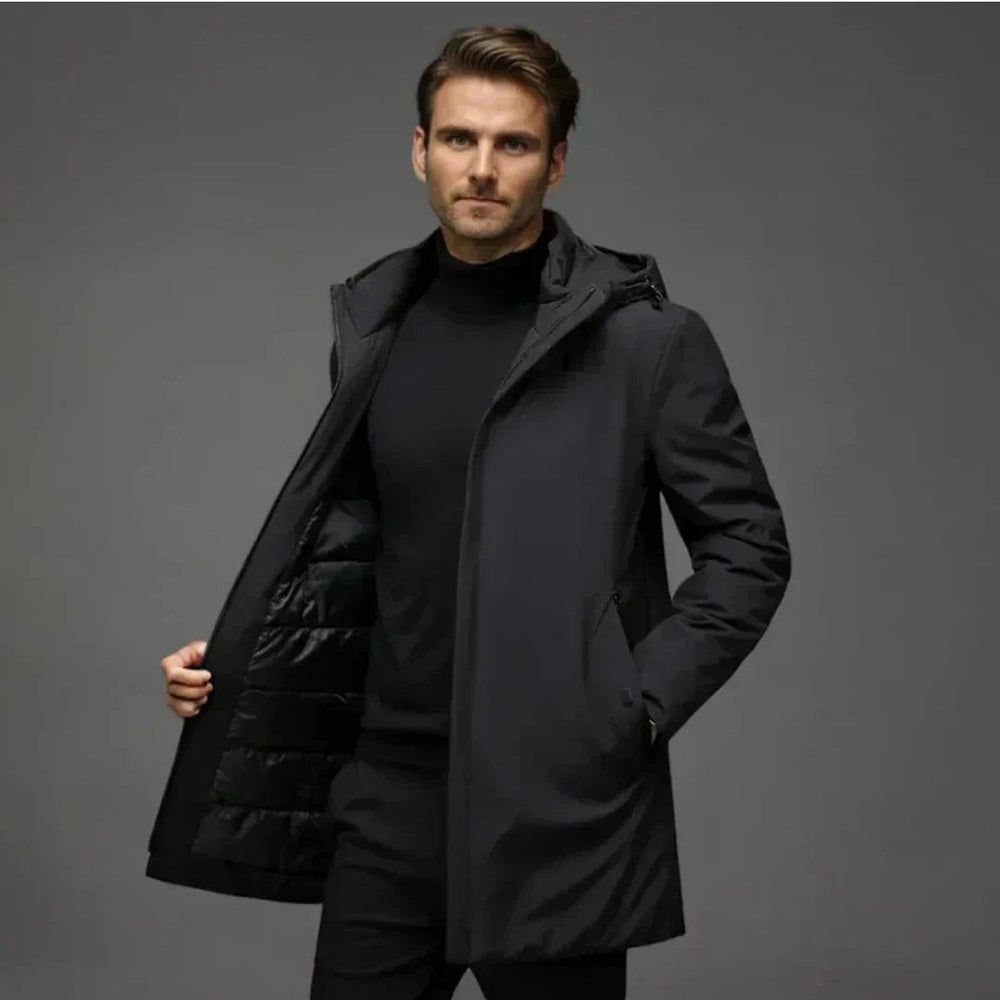 Insulated Hooded Long Parka