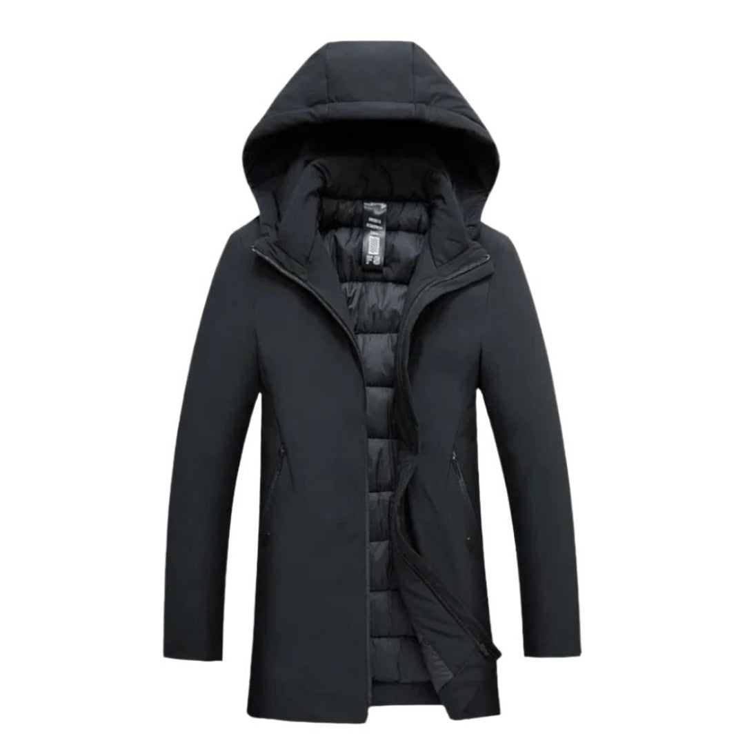 Insulated Hooded Long Parka