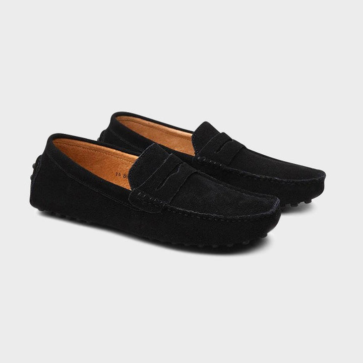 Suede Boat Loafers
