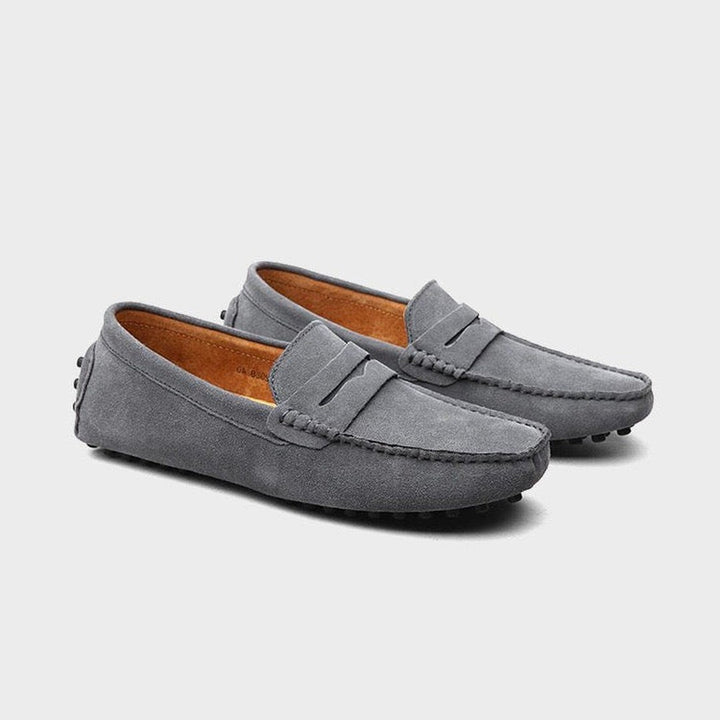 Suede Boat Loafers