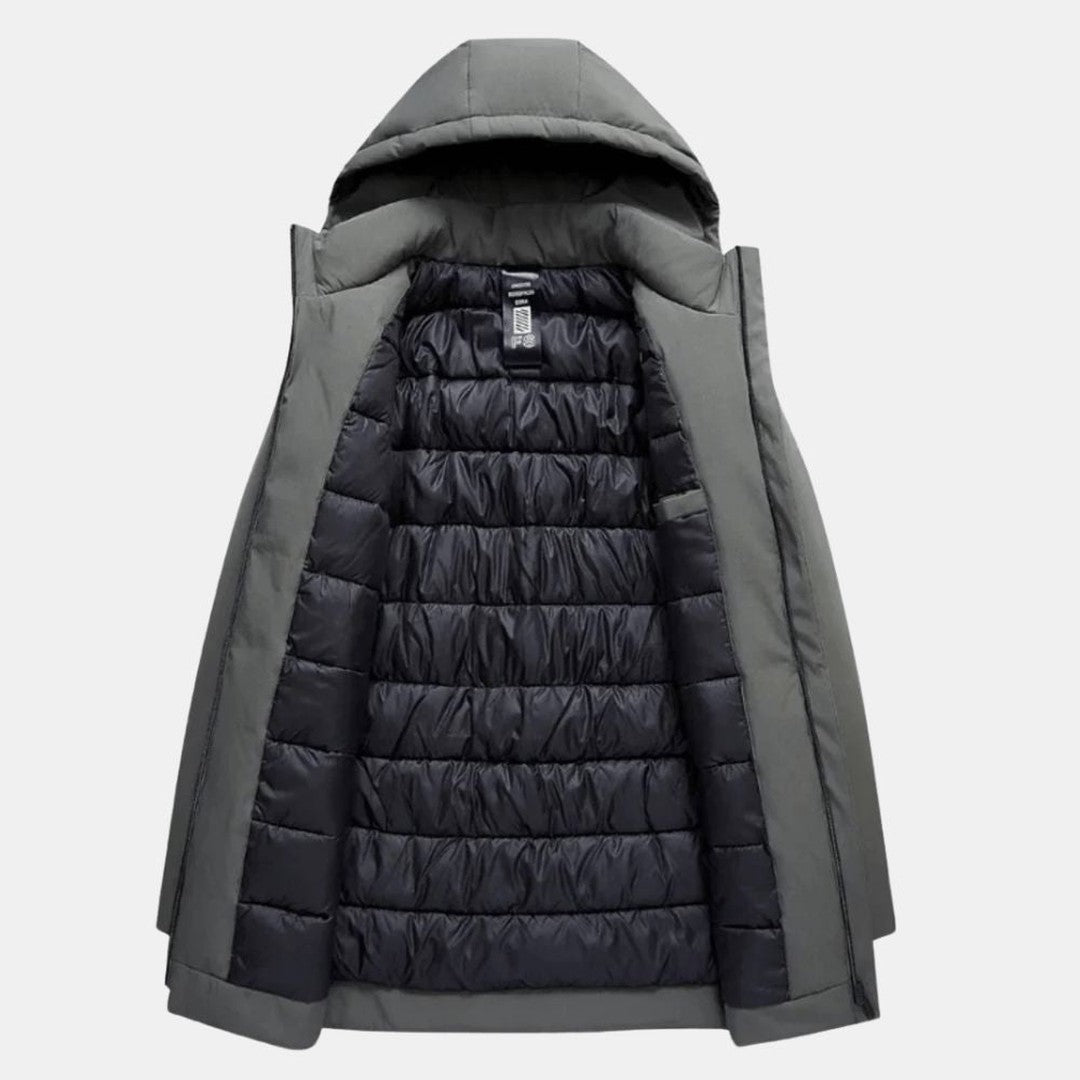 Insulated Hooded Long Parka