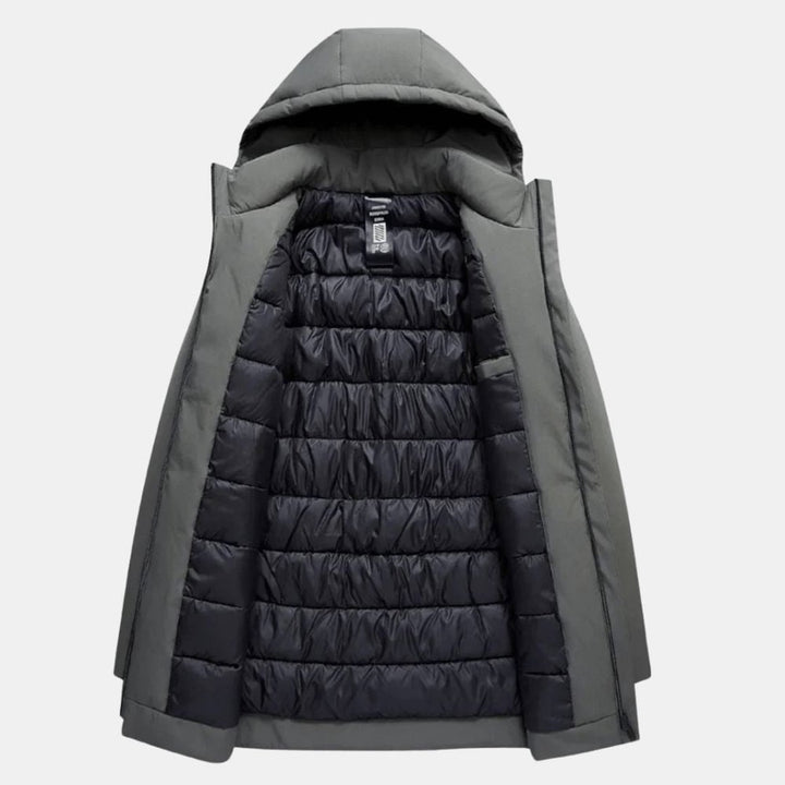 Insulated Hooded Long Parka