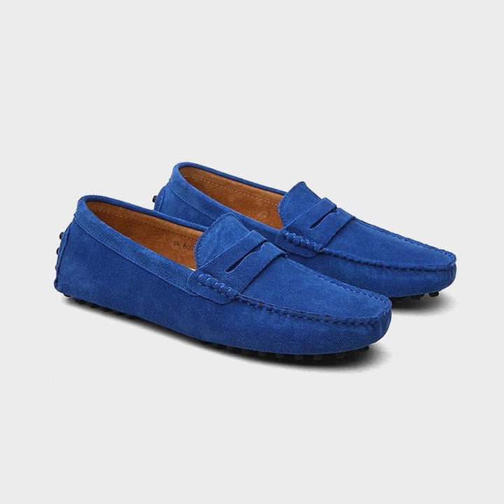 Suede Boat Loafers