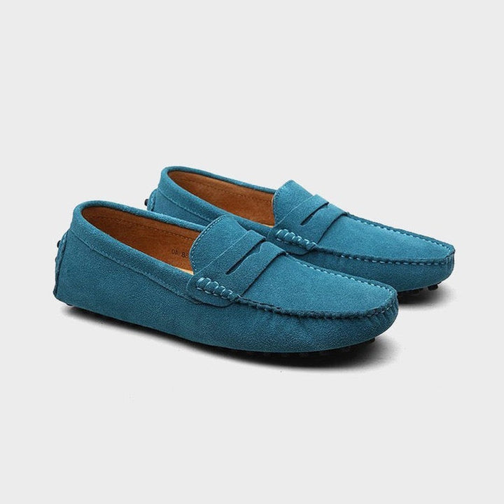 Suede Boat Loafers