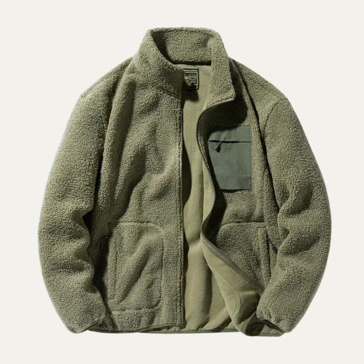 Sherpa Fleece Zip Jacket