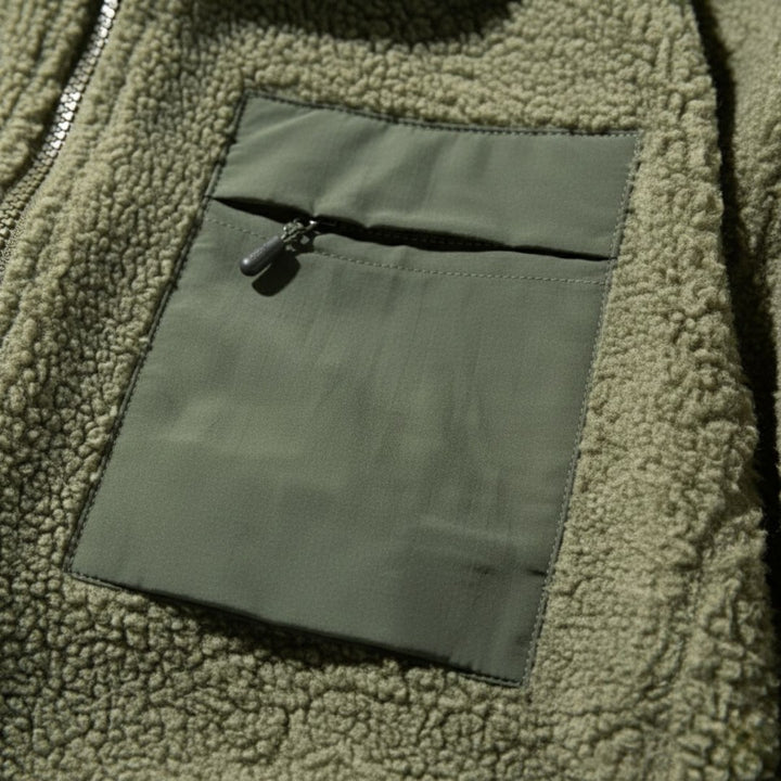 Sherpa Fleece Zip Jacket