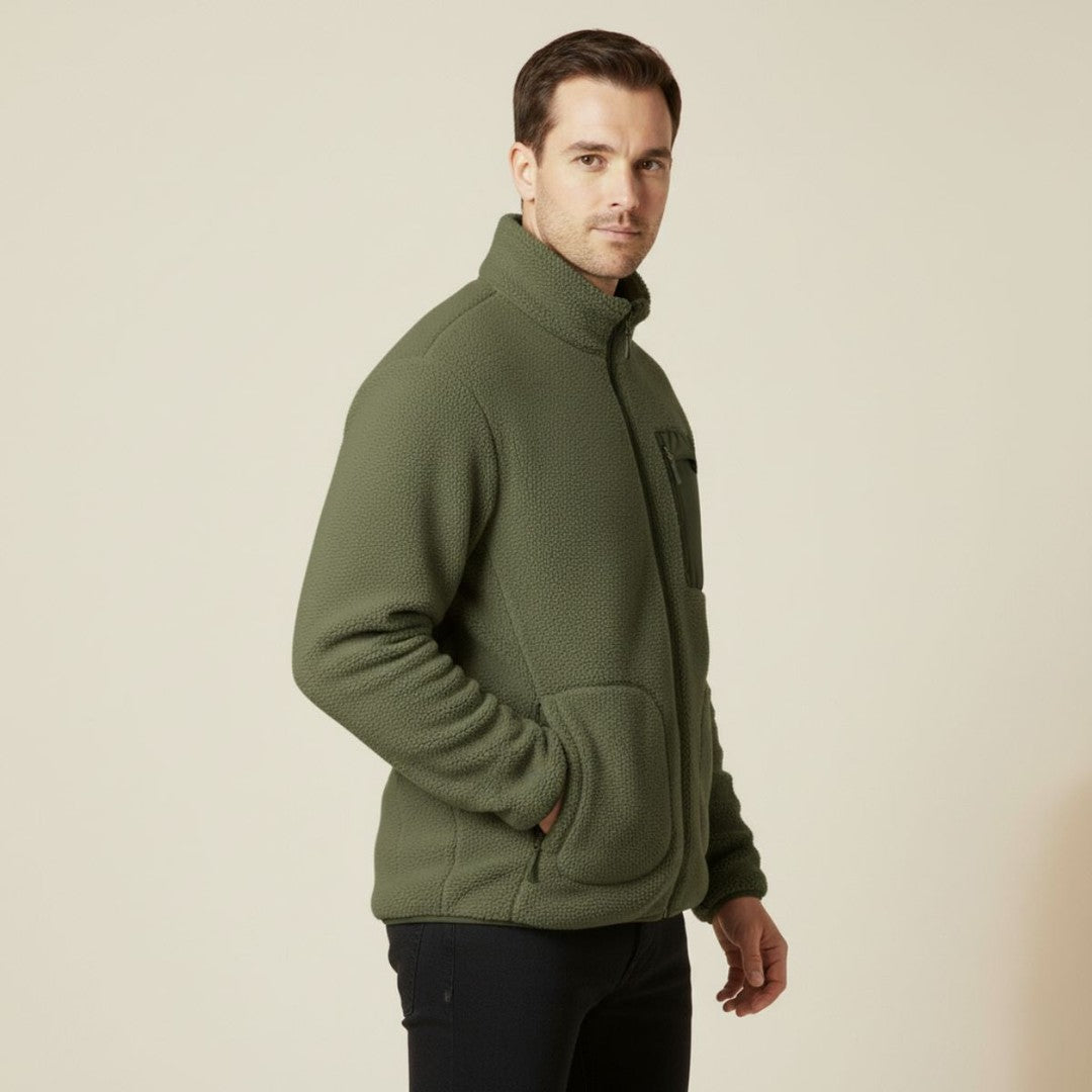 Sherpa Fleece Zip Jacket