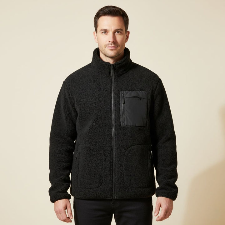 Sherpa Fleece Zip Jacket