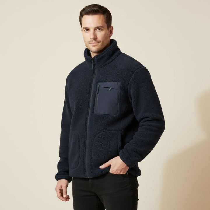 Sherpa Fleece Zip Jacket