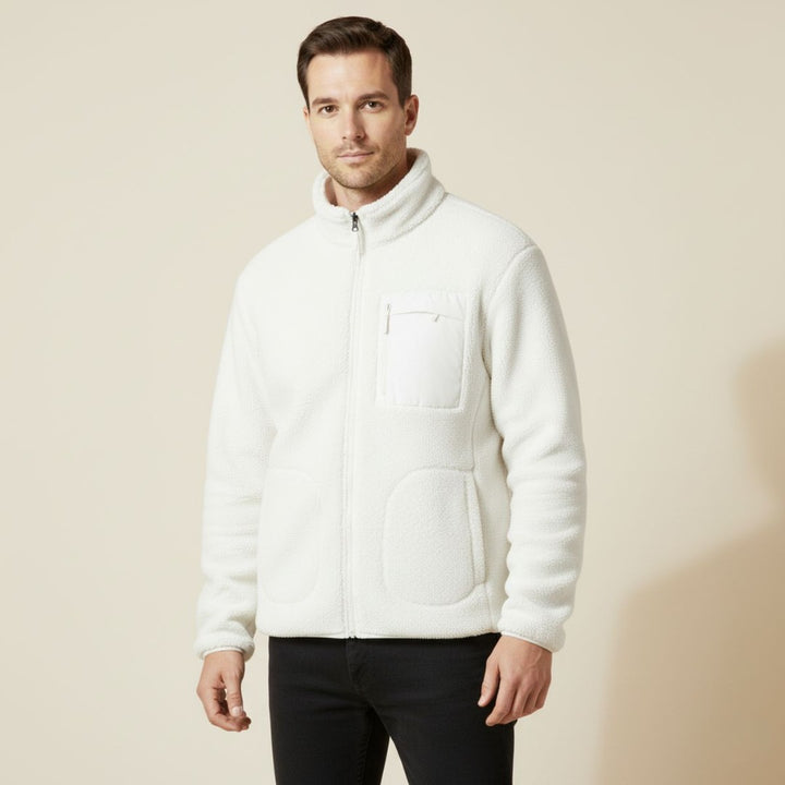 Sherpa Fleece Zip Jacket