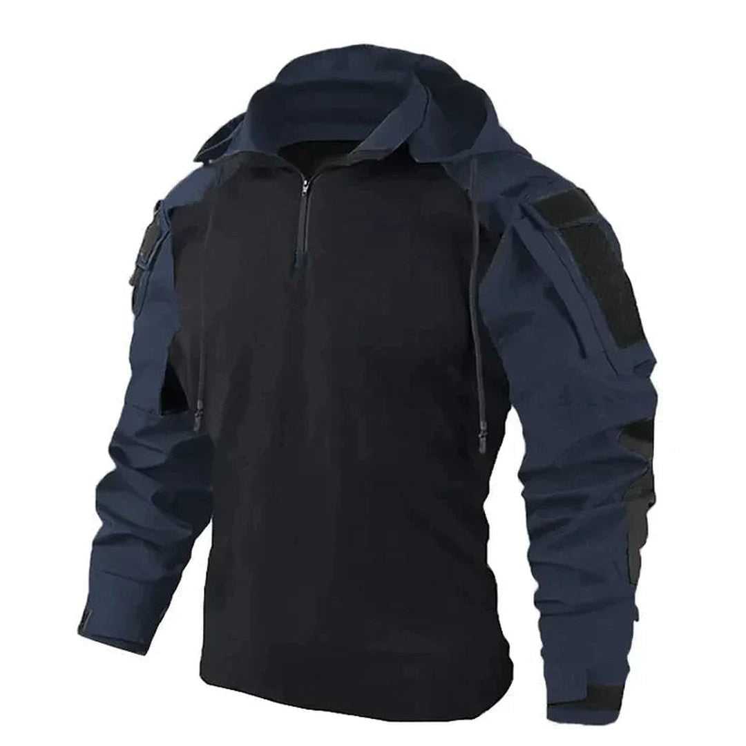 Tactical Half-Zip Hooded Pullover