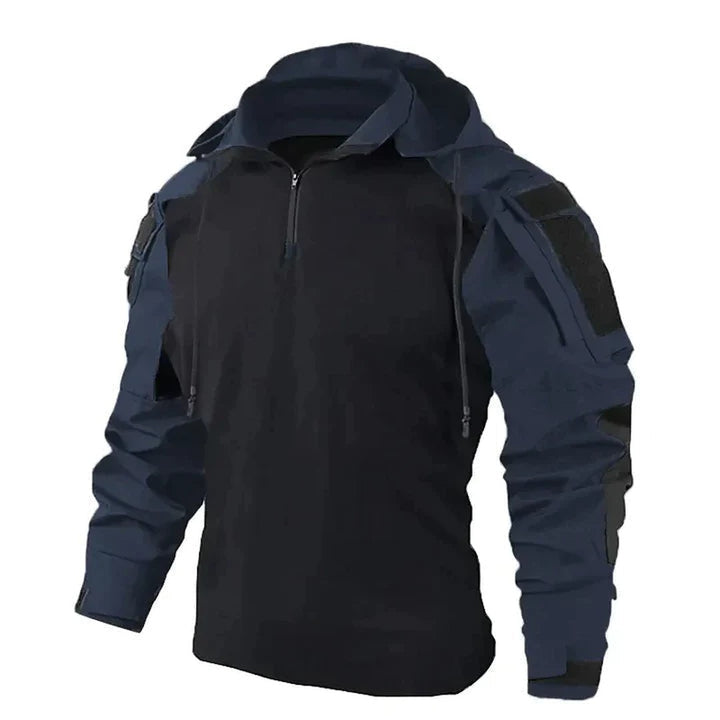 Tactical Half-Zip Hooded Pullover