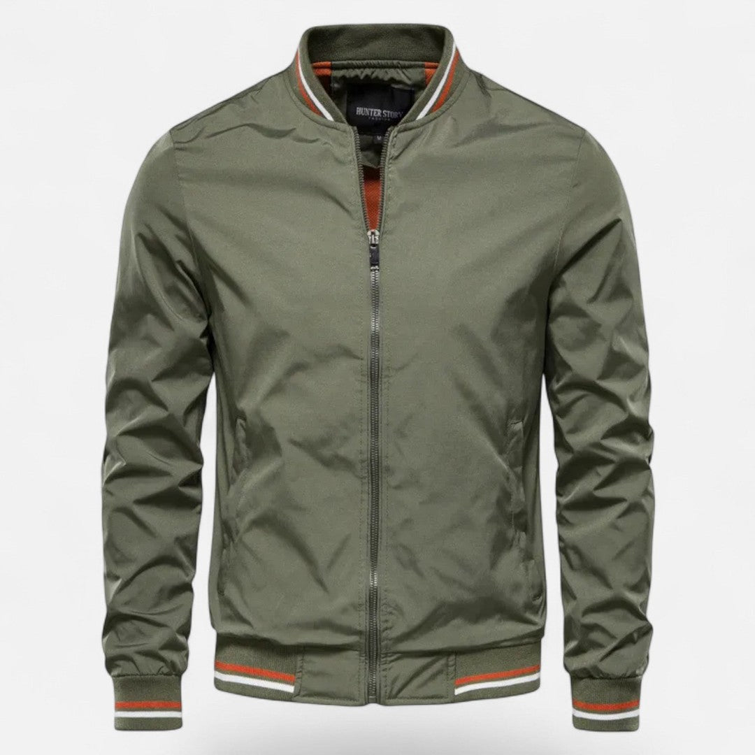 Valmonti | Men’s Stand-Collar Non-Iron Casual Jacket