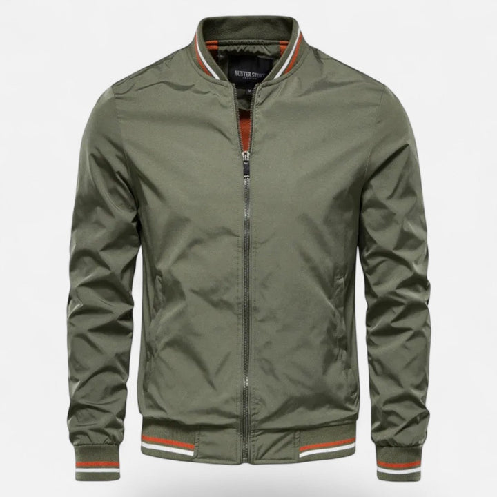 Valmonti | Men’s Stand-Collar Non-Iron Casual Jacket