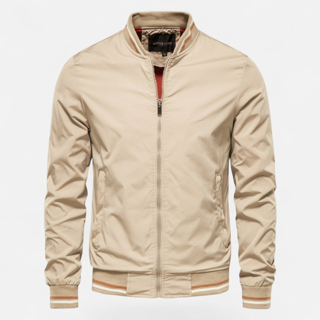 Valmonti | Men’s Stand-Collar Non-Iron Casual Jacket