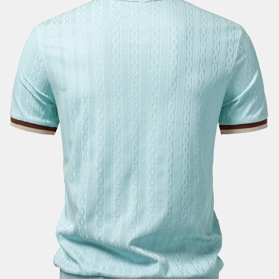 TAORMINA Knitted Zip Polo Shirt