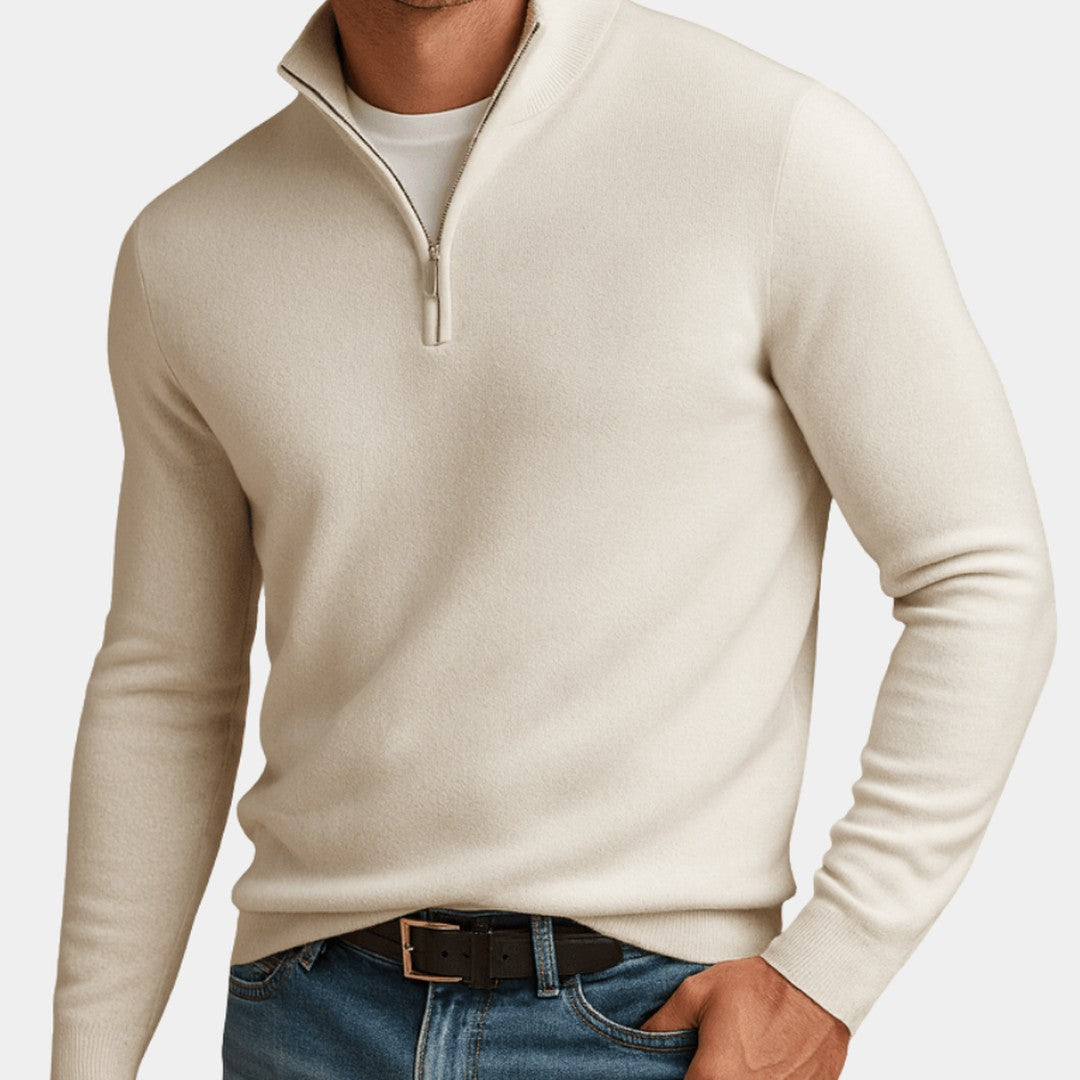 HALF ZIP SWEATER FOR MEN