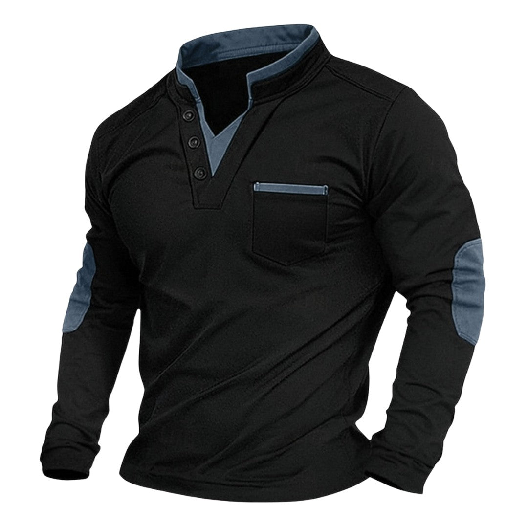 Ethan | Classic V-Neck Sweatshirt