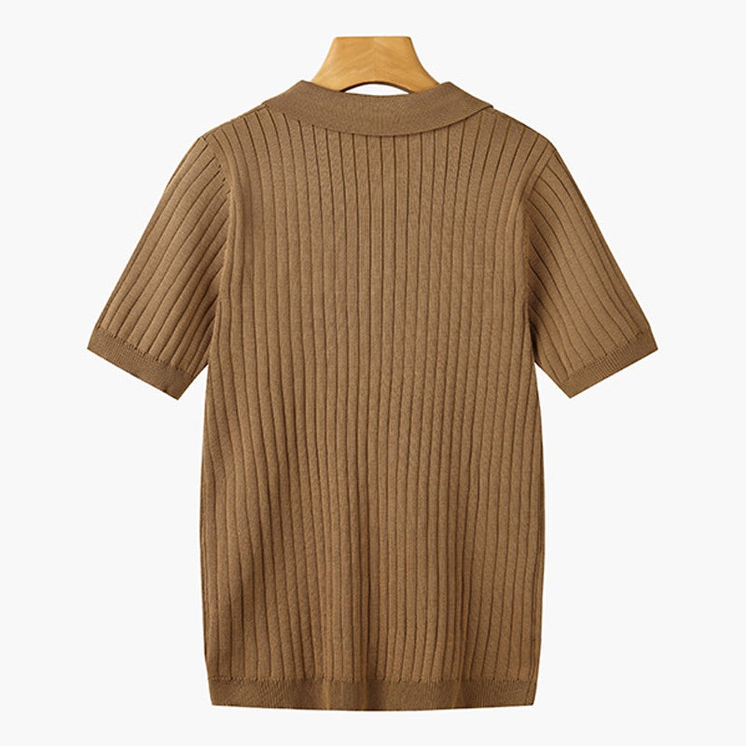 GIMCHEON Knitted Polo Shirt