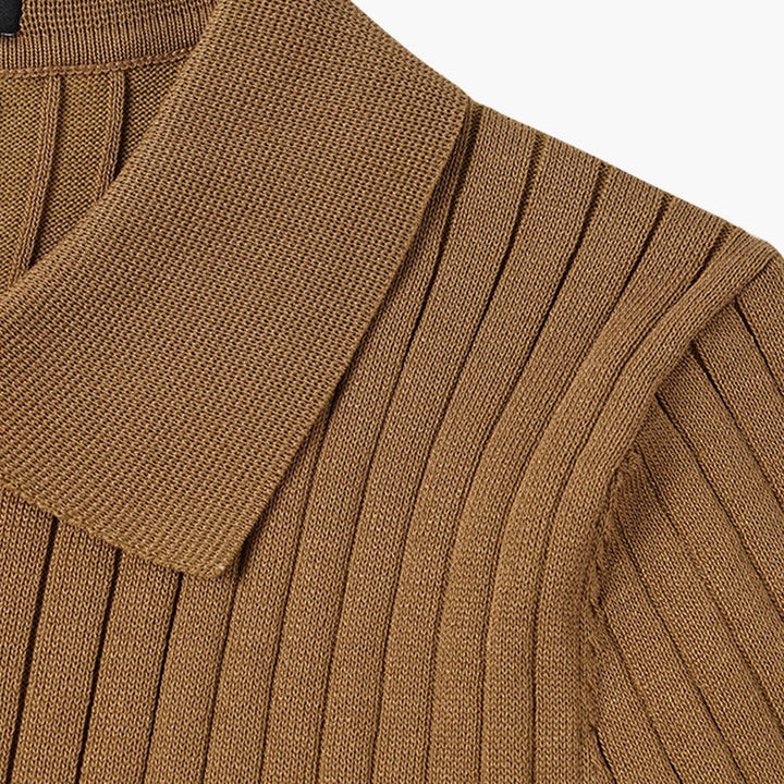 GIMCHEON Knitted Polo Shirt