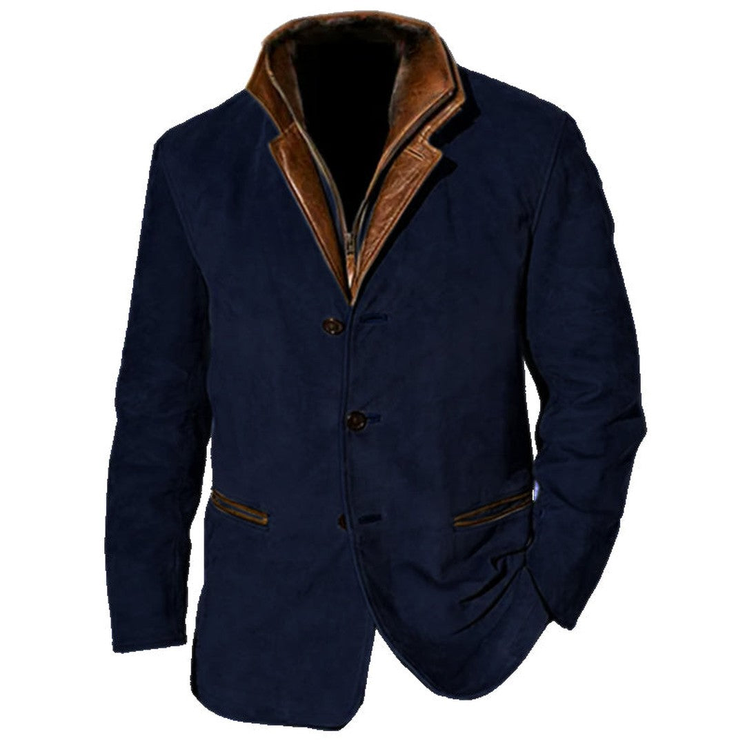 Men's Blazer Jacket | Smart Casual with Lapel Collar
