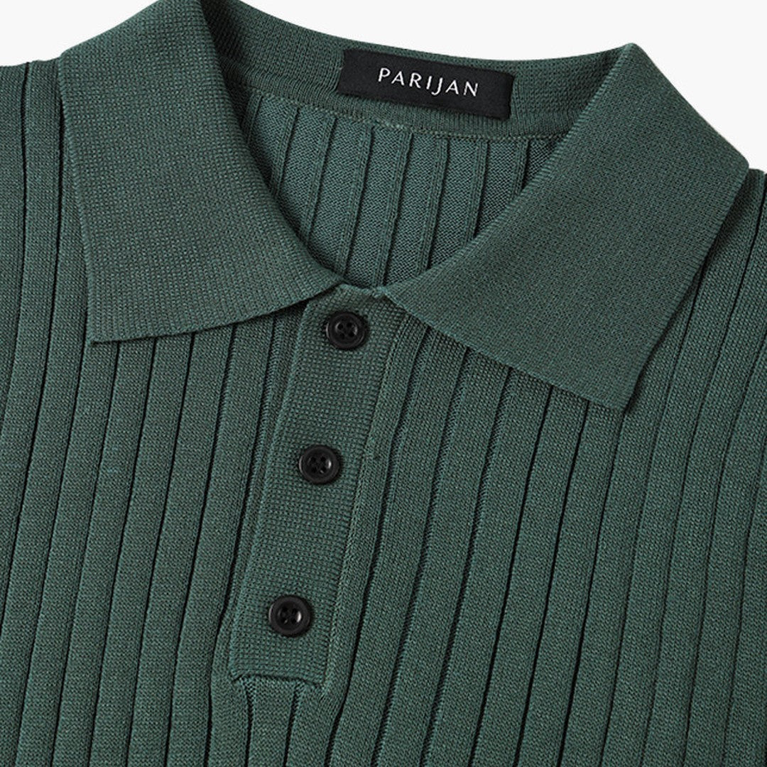 GIMCHEON Knitted Polo Shirt