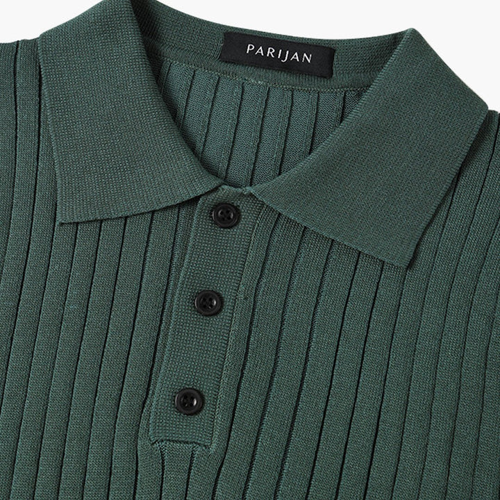 GIMCHEON Knitted Polo Shirt