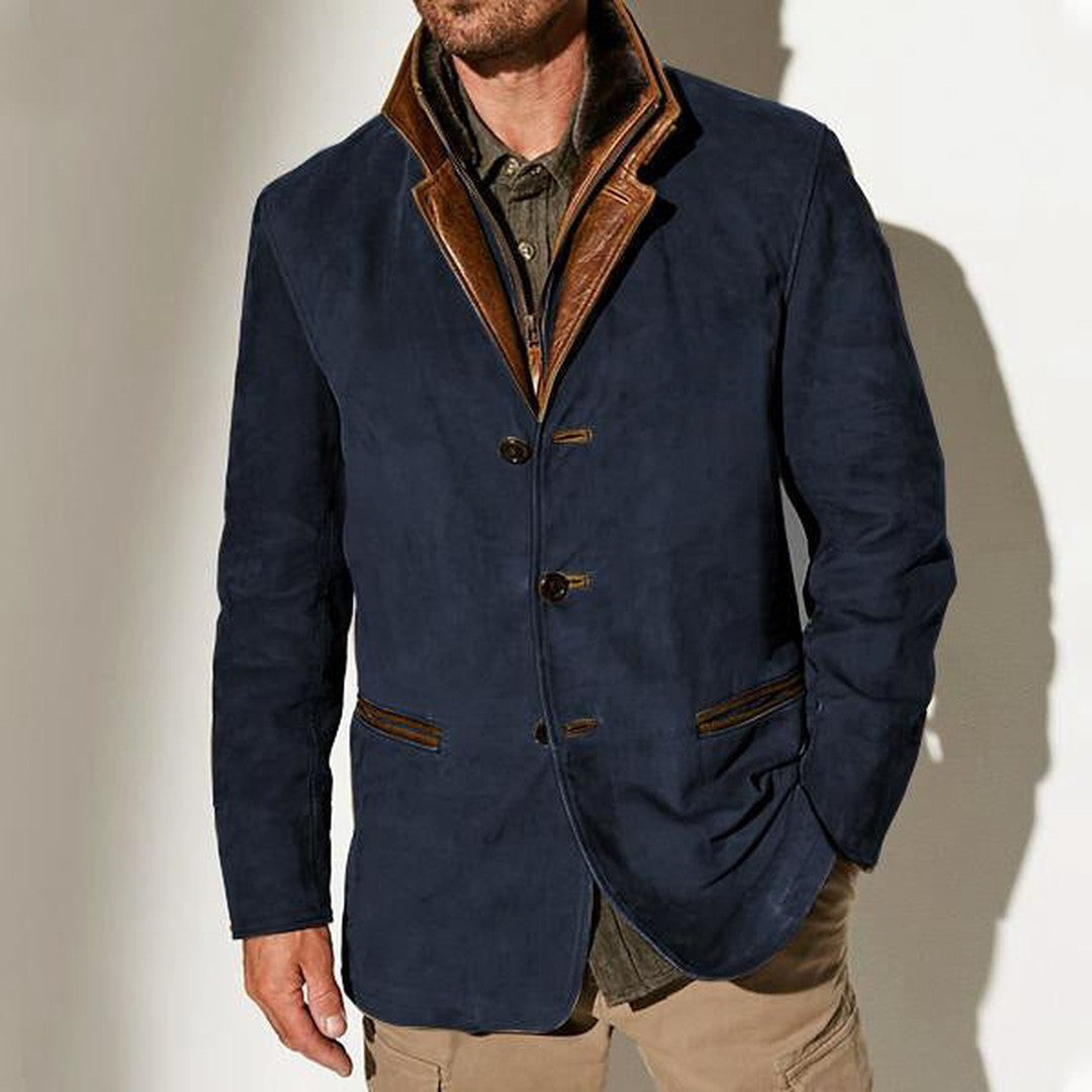 Men's Blazer Jacket | Smart Casual with Lapel Collar