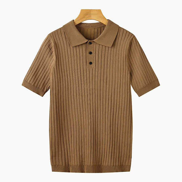 GIMCHEON Knitted Polo Shirt