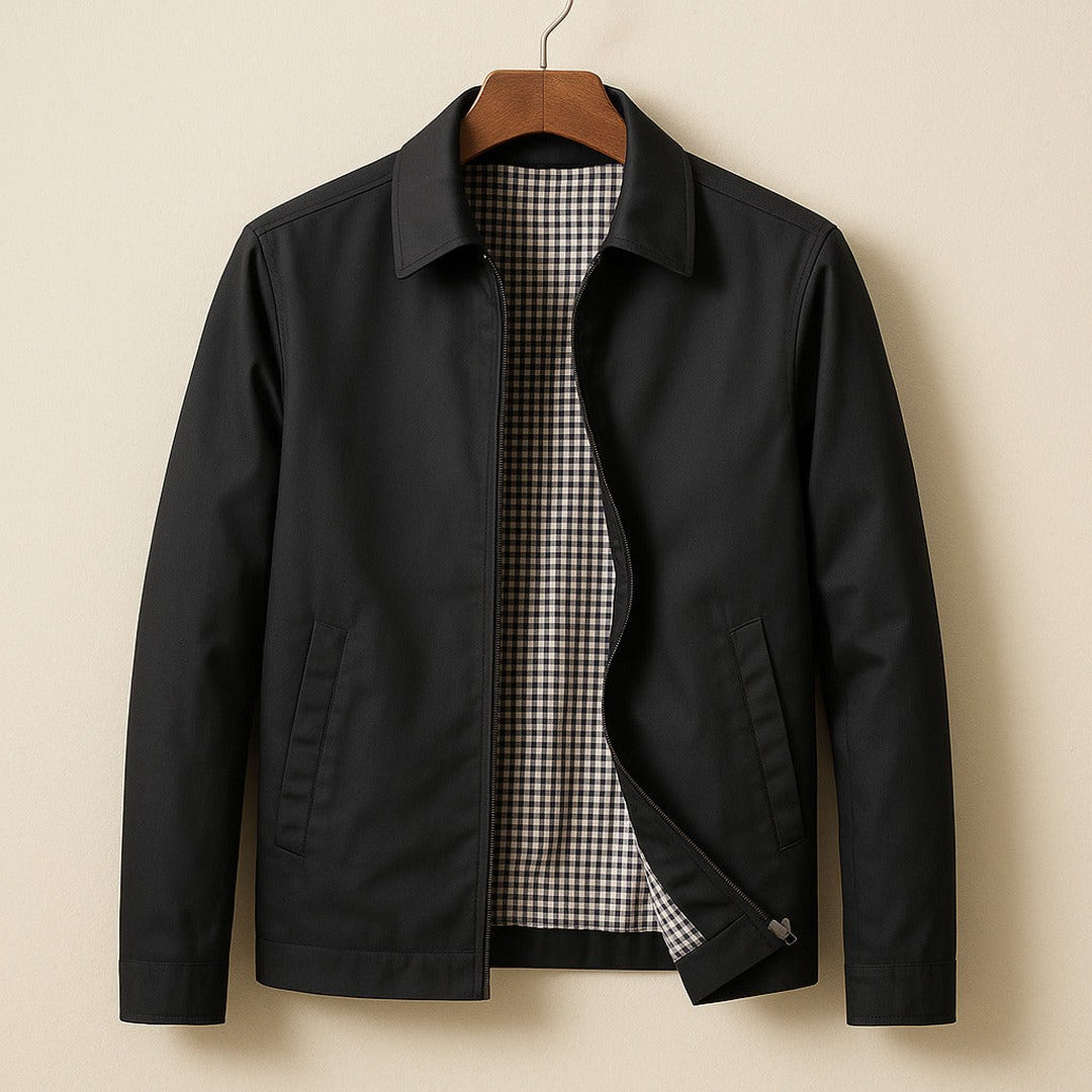 Rory - Men's Winter Jacket with Streamlined Zip Front