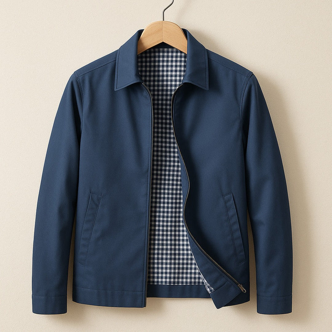 Rory - Men's Winter Jacket with Streamlined Zip Front