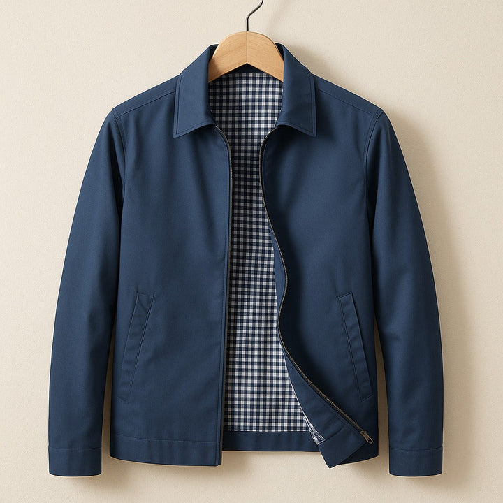 Rory - Men's Winter Jacket with Streamlined Zip Front