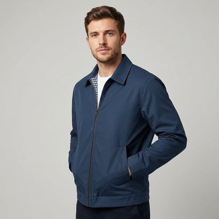 Rory - Men's Winter Jacket with Streamlined Zip Front