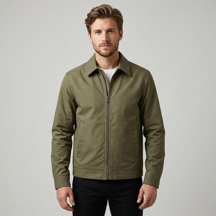 Rory - Men's Winter Jacket with Streamlined Zip Front