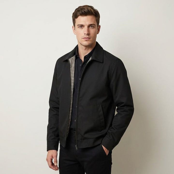 Rory - Men's Winter Jacket with Streamlined Zip Front