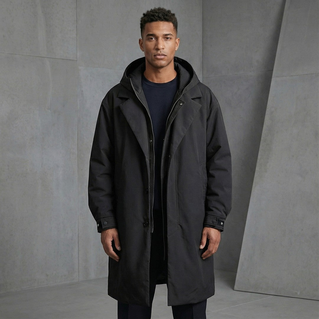 Jason - Modern Utility Trench Coat for Men