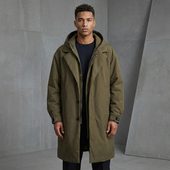 Jason - Modern Utility Trench Coat for Men