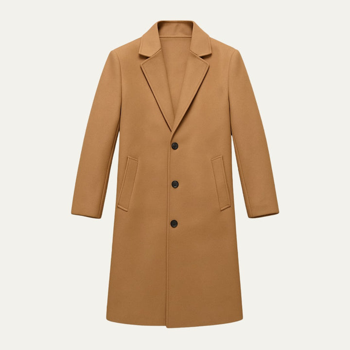 The Belmont Men’s Elegant Classic Wool Overcoat