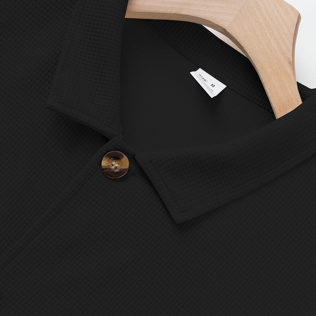 Foster | Textured Button-Up Jacket