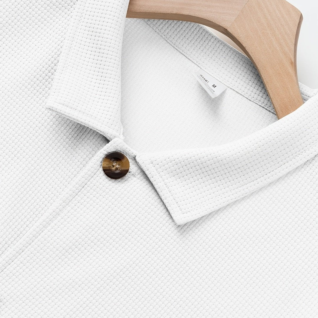 Foster | Textured Button-Up Jacket