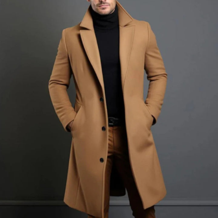 The Belmont Men’s Elegant Classic Wool Overcoat